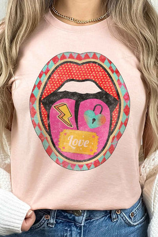 RETRO LIP VALENTINE GRAPHIC TEE