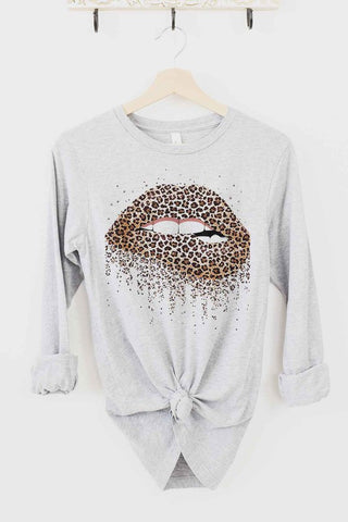 LEOPARD LIPS VALENTINE LONG SLEEVE TEE