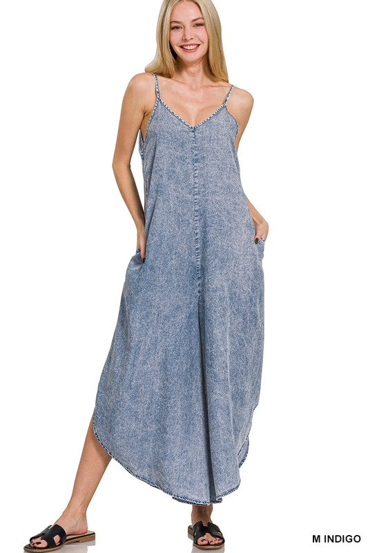LYOCELL ACID-WASHED JUMPERS