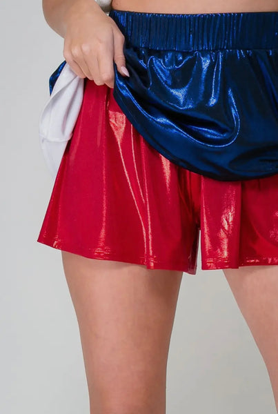 Red White and Blue 4th of July Skort