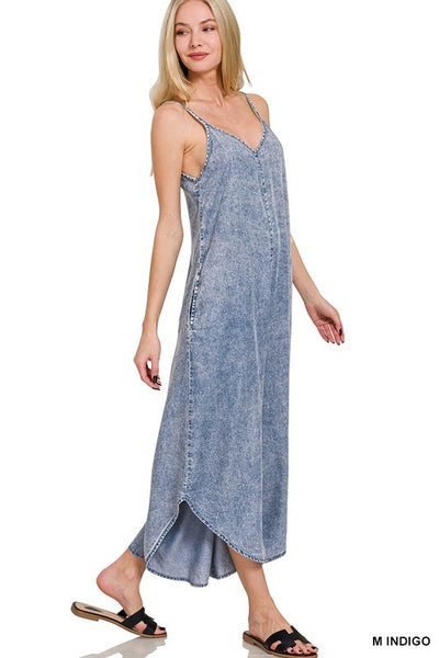 LYOCELL ACID-WASHED JUMPERS