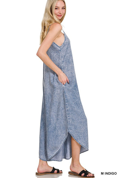 LYOCELL ACID-WASHED JUMPERS