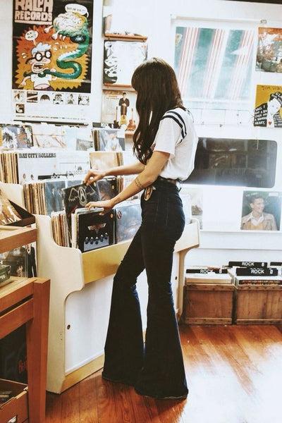 High Waisted Retro Bell Bottoms