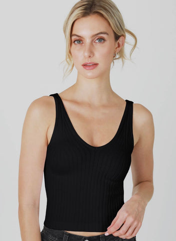 Wide Ribbed Tank Top