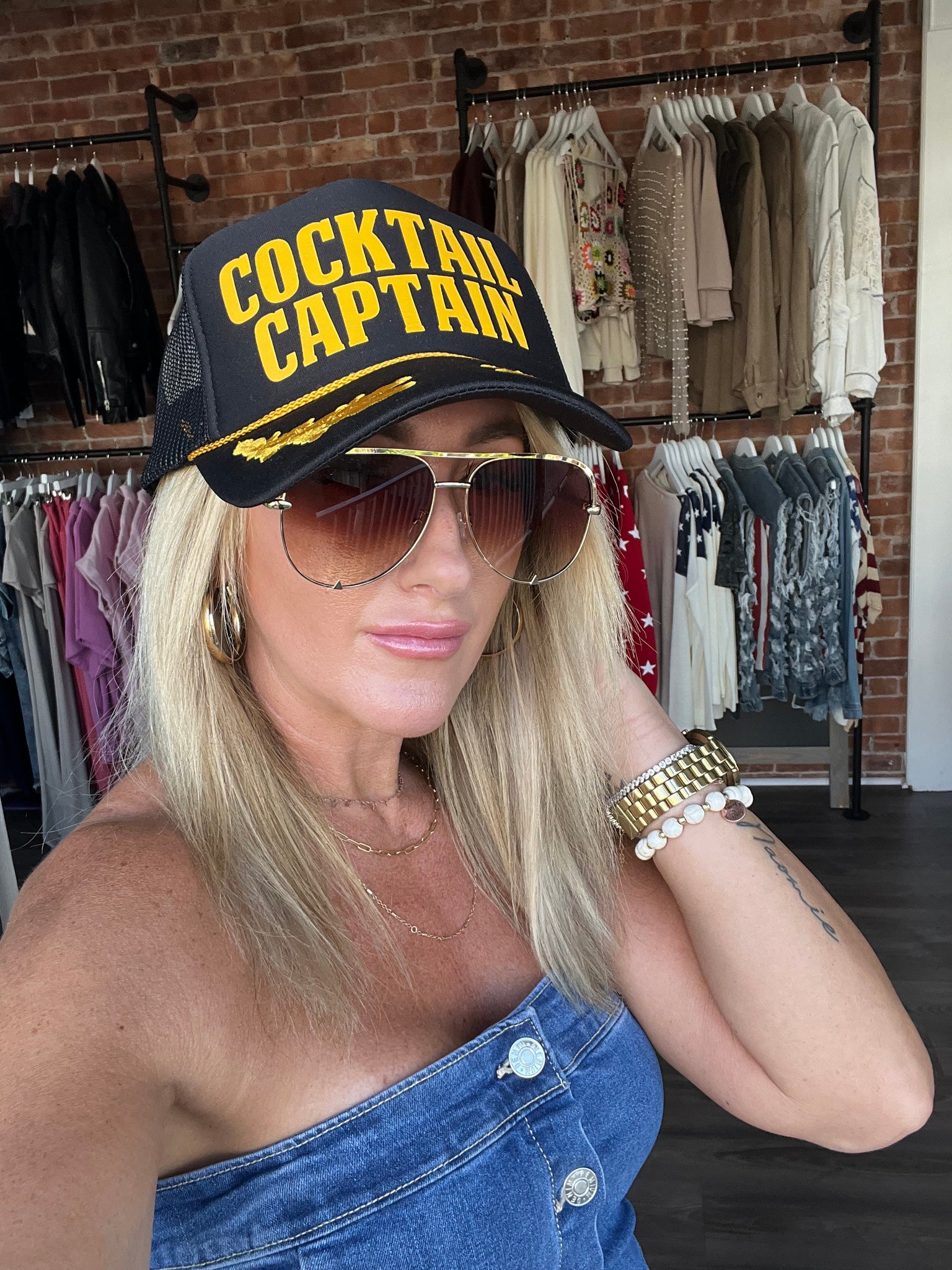 Cocktail Captain Hat