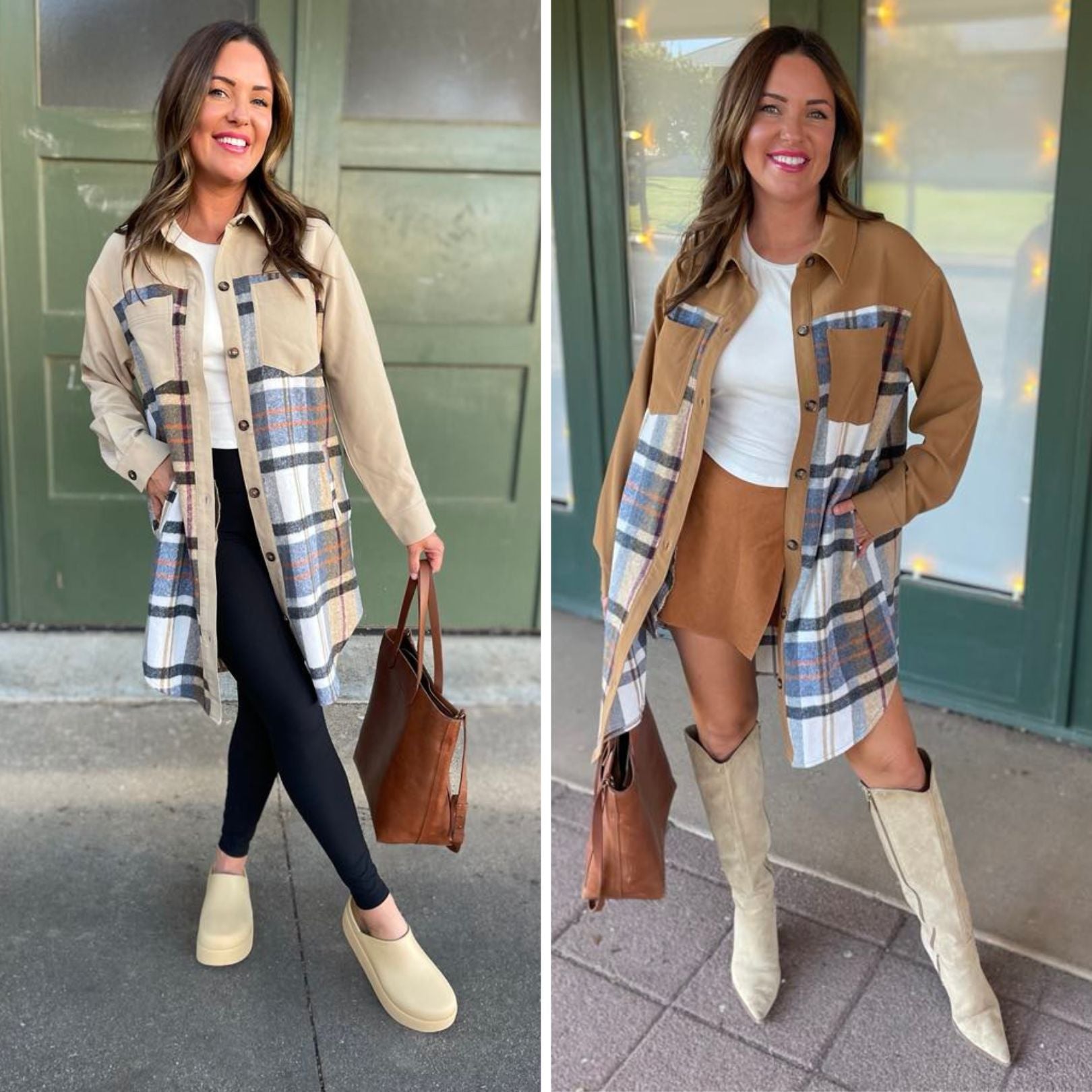 Durham Plaid Jacket in Two Colors