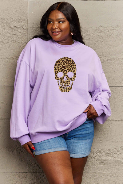 Drop Shoulder Graphic Sweatshirt