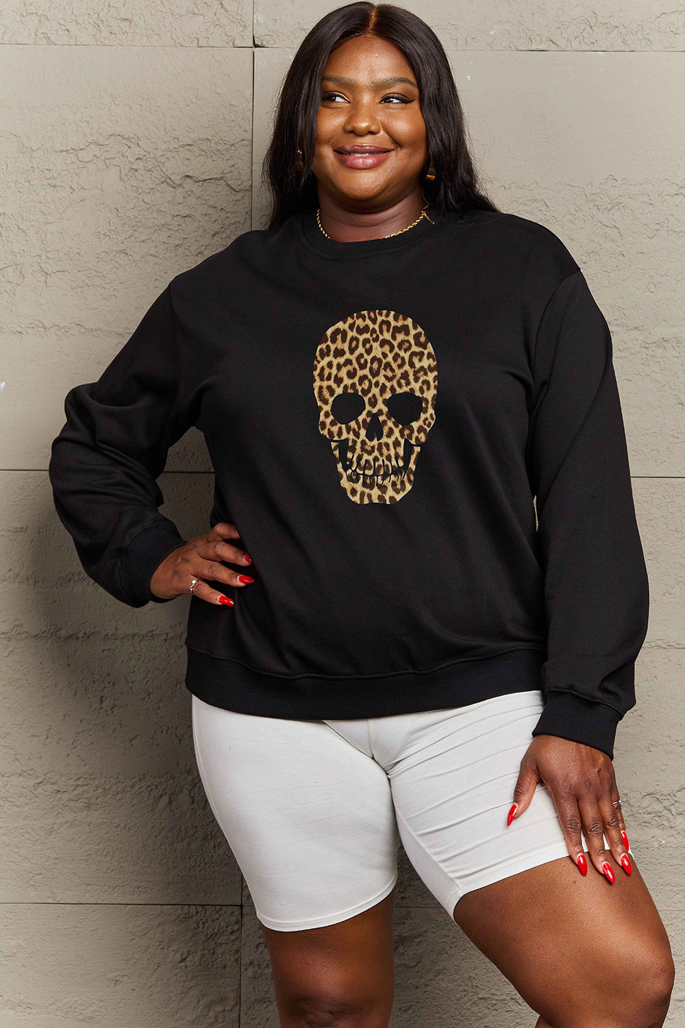 Drop Shoulder Graphic Sweatshirt