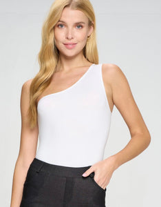 ONE SHOULDER DESIGN BODYSUIT